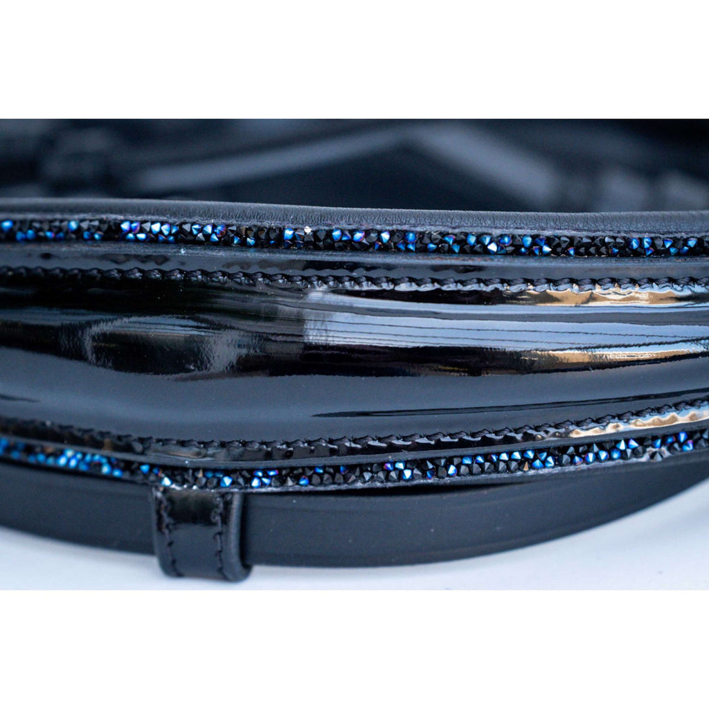 HB Nose Band Showtime Special Shape Black/Navy Glitter