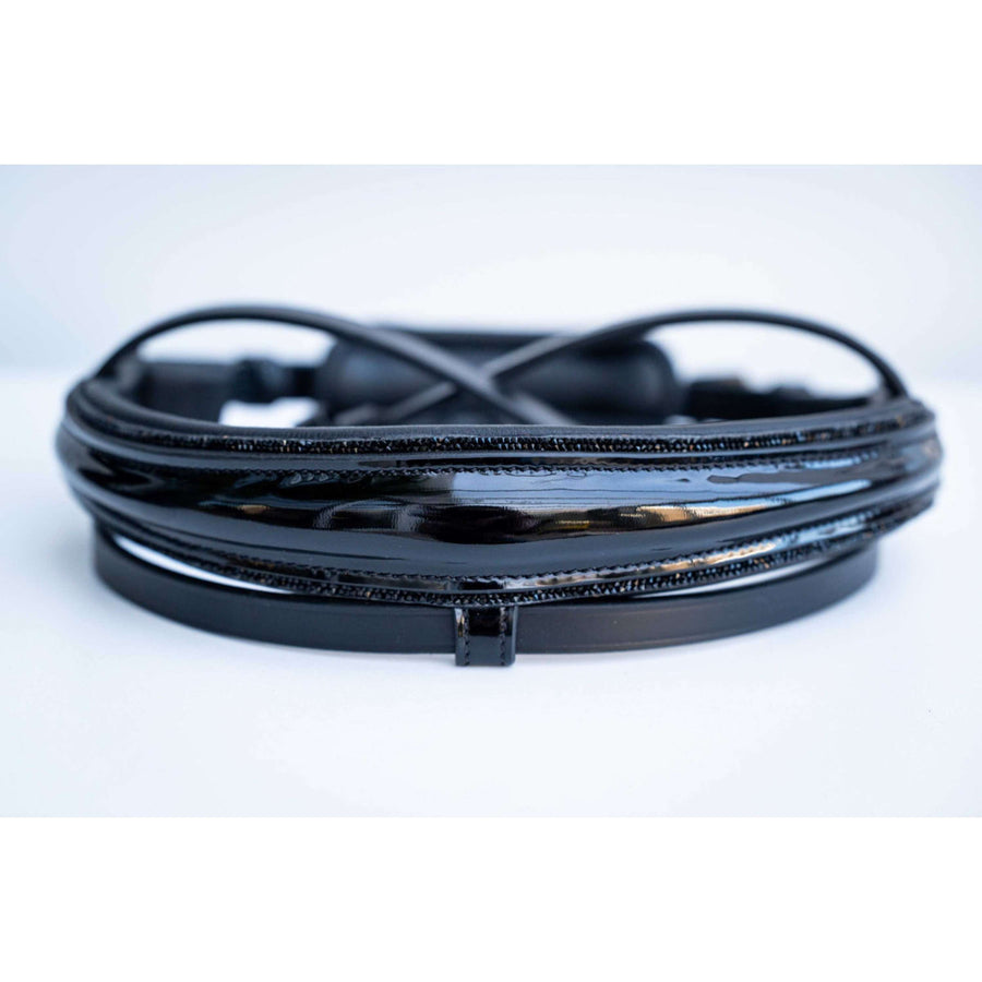 HB Nose Band Showtime Special Shape Black/Black Glitter