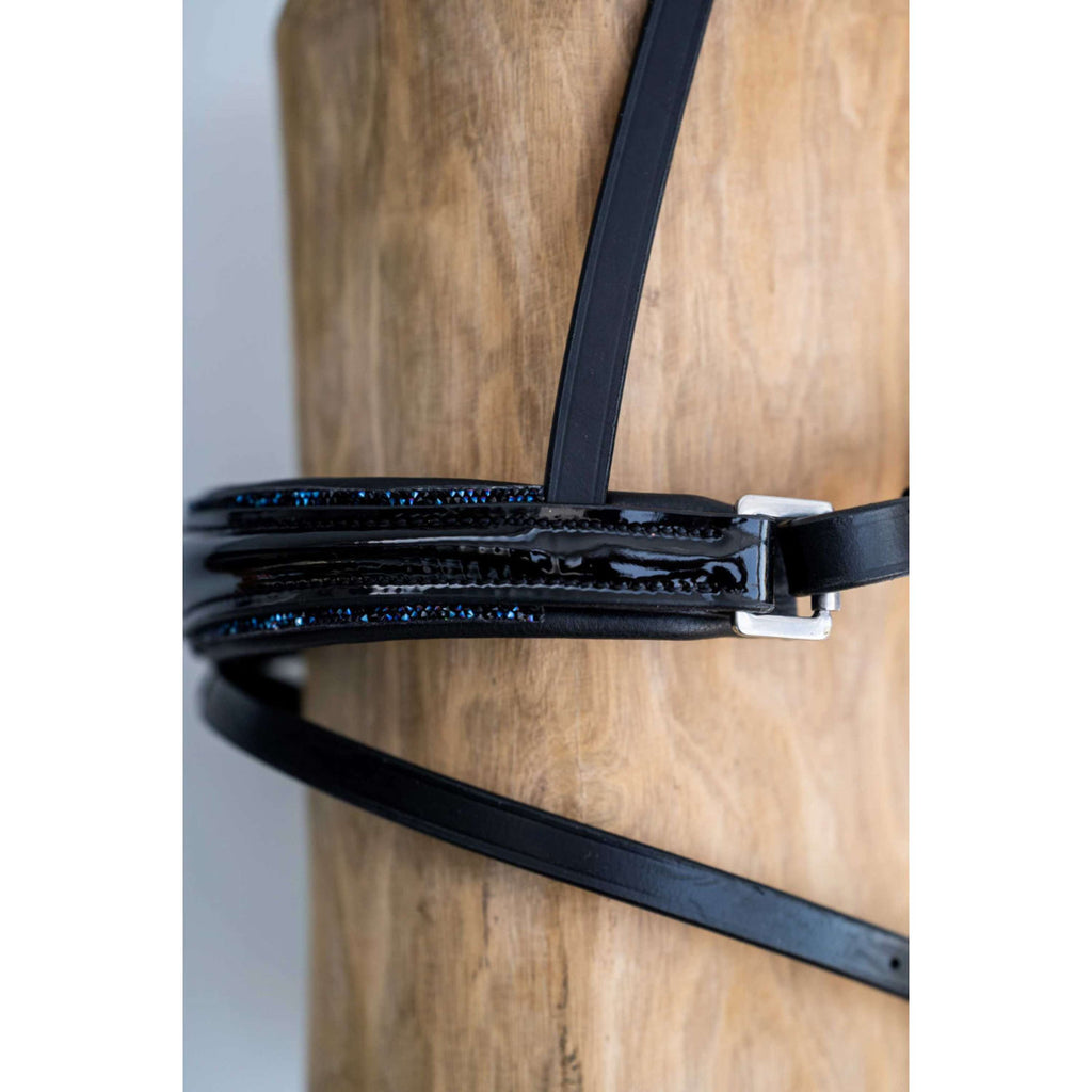 HB Nose Band Showtime Special Shape Black/Navy Glitter