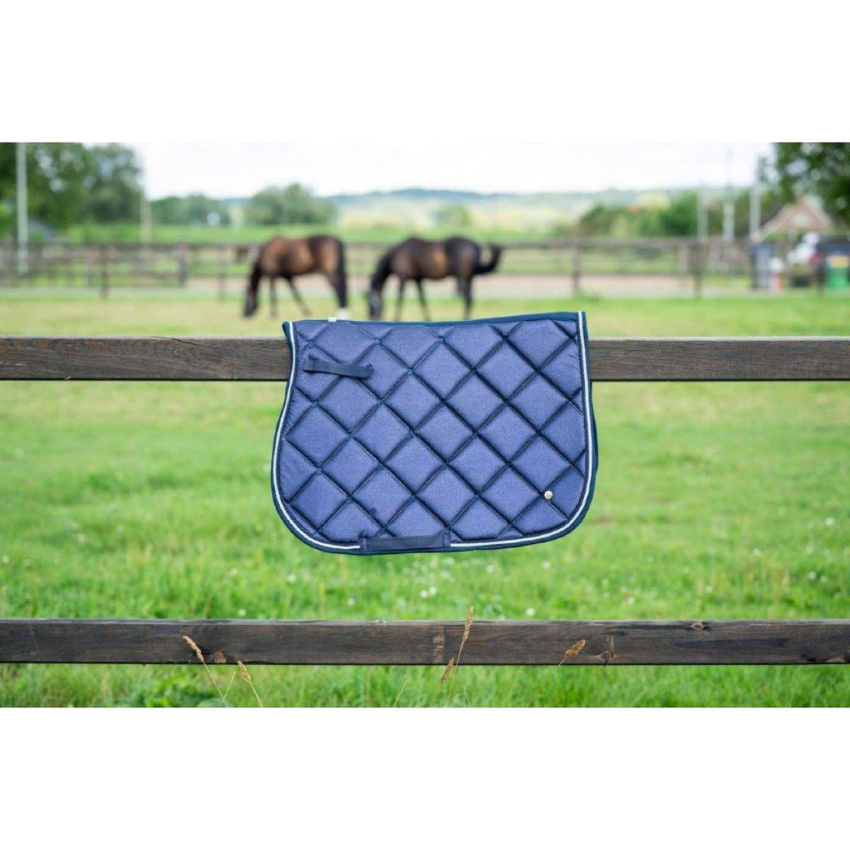 HB Saddle Pad Versatility Showtime with Logo Navy