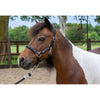 HB Ruitersport Halter Showtime Leather Rivet Swarovski black/navy