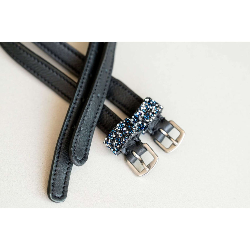 HB Ruitersport Spur straps Showtime Sparkle Black/Navy