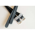 HB Ruitersport Spur straps Showtime Sparkle Black/Silver