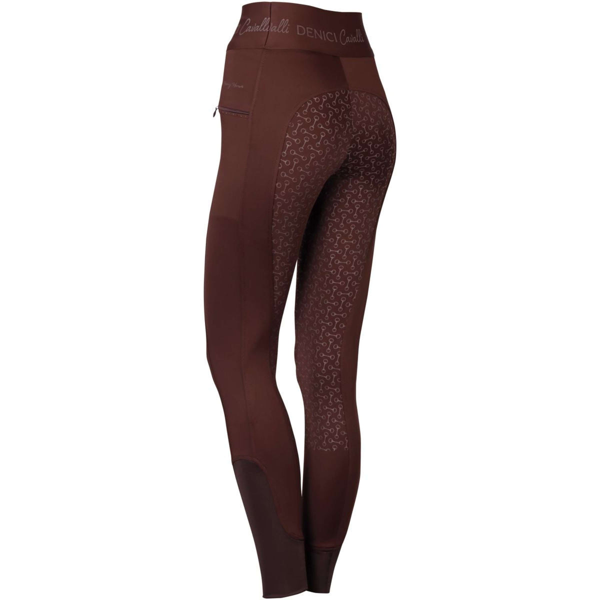 Harry's Horse Riding Legging Equitights Denici Cavalli Full Grip Brown