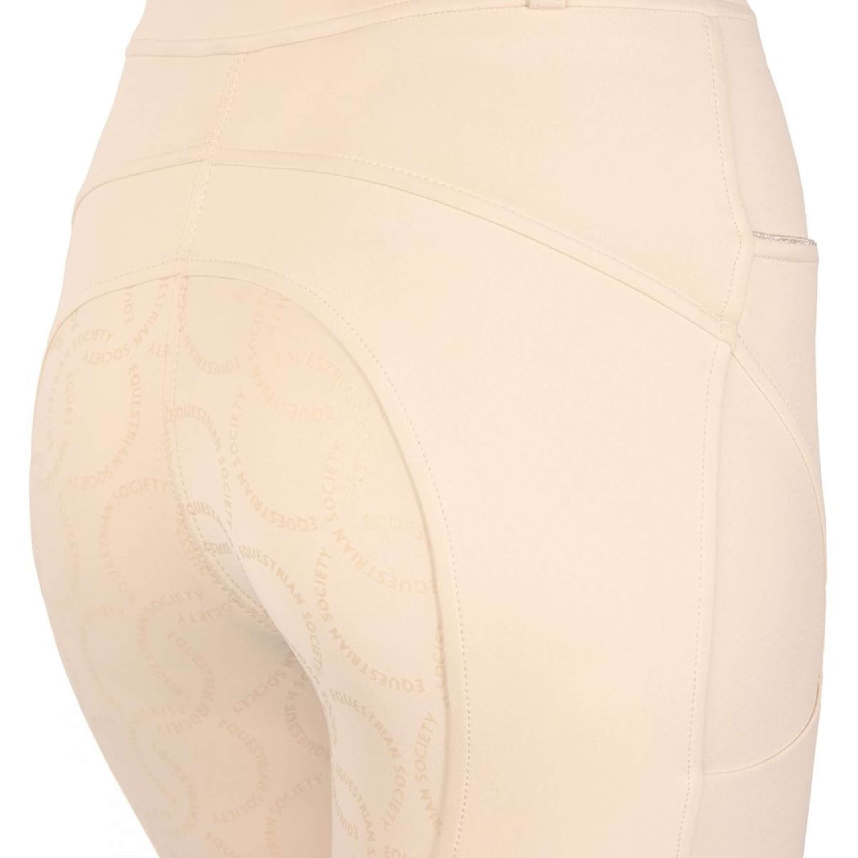 Harry's Horse Riding Legging Equitights EQS Ivory Full Grip Cream