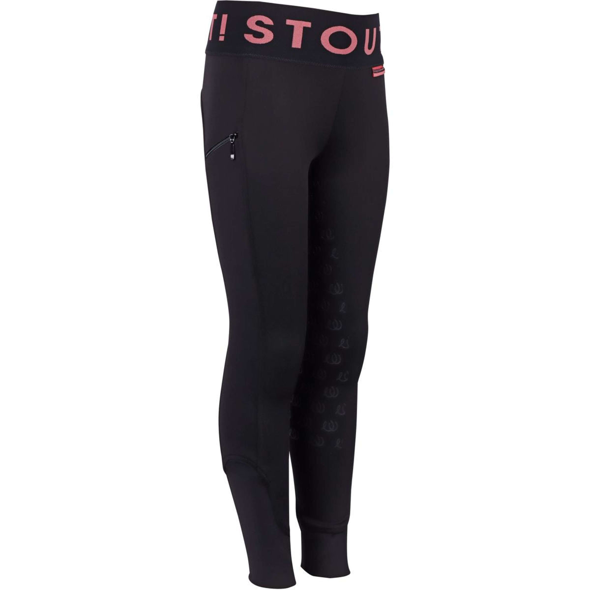 Harry's Horse Riding Legging STOUT! Coral Full Grip Black