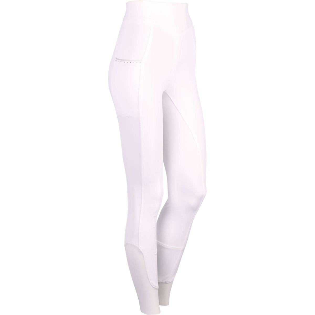 Harry's Horse Breeches Equitights EQS Silver Full Grip White