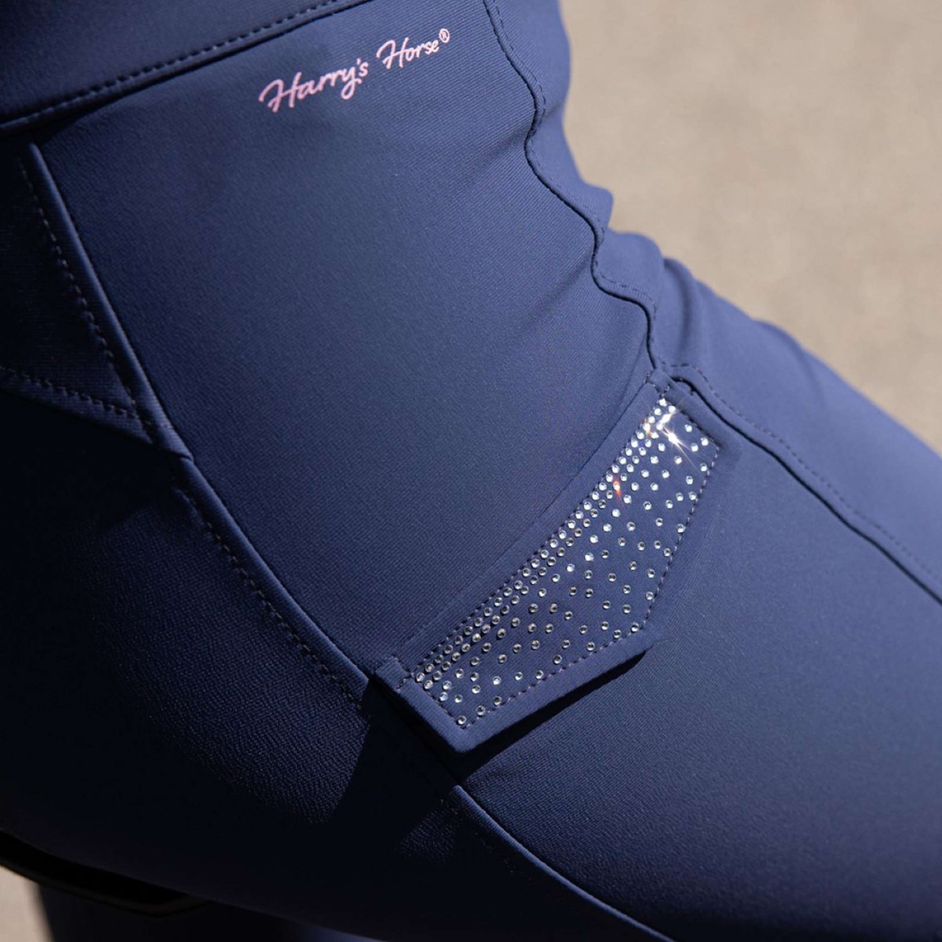 Harry's Horse Breeches Denici Cavalli Purple Passion Full Grip Peacoat