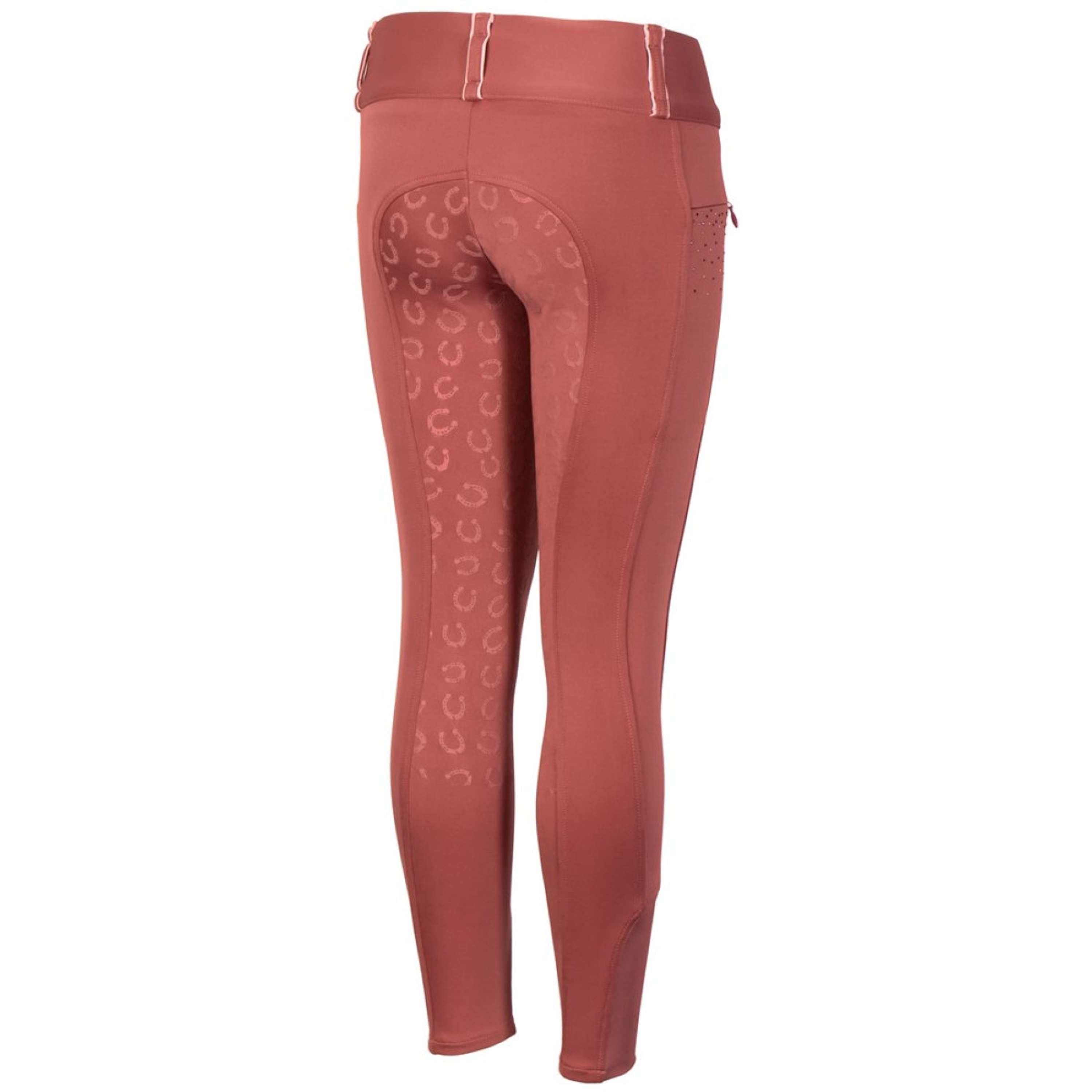 Harry's Horse Riding Legging Equitights Diva Mauvewood Full Grip Mauvewood