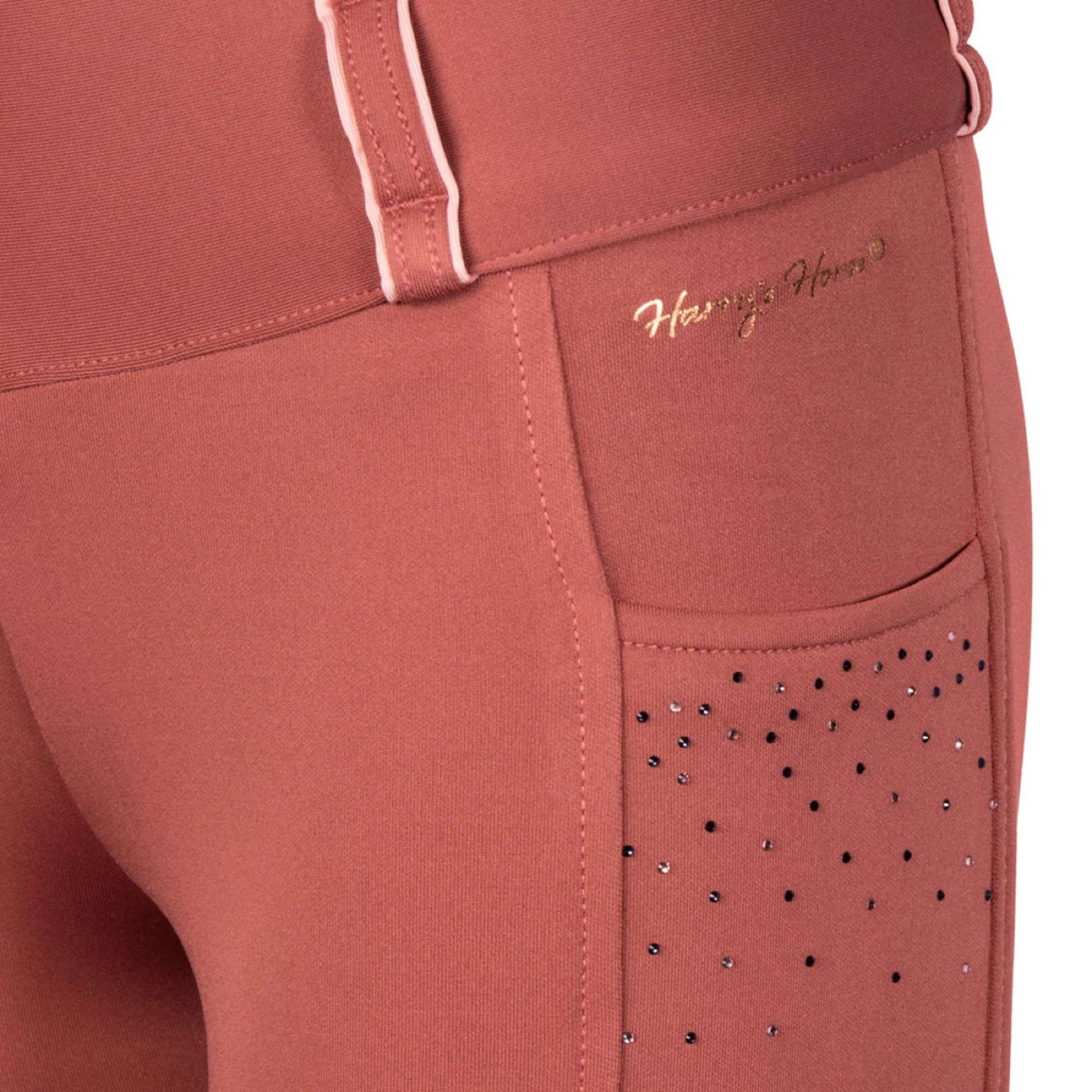 Harry's Horse Riding Legging Equitights Diva Mauvewood Full Grip Mauvewood