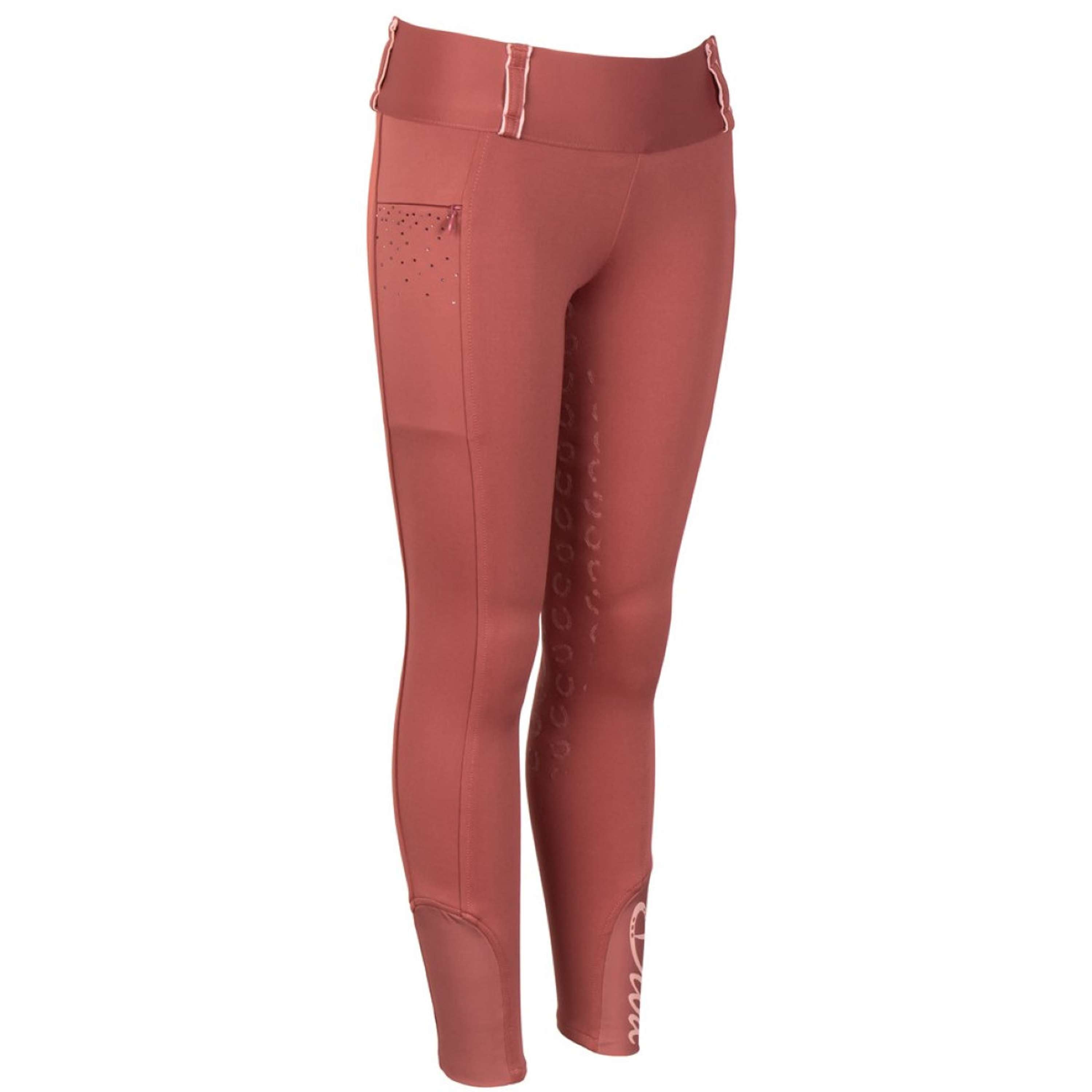 Harry's Horse Riding Legging Equitights Diva Mauvewood Full Grip Mauvewood