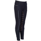 Harry's Horse Breeches Equitights Diva Mauvewood Denim Full Grip Collegiate-Blue