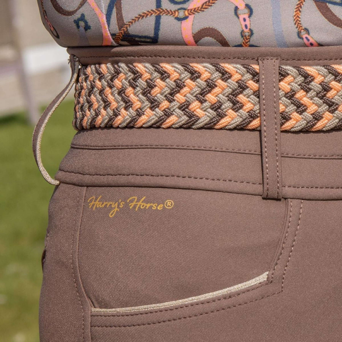 Harry's Horse Breeches Classy Full Grip Coffee Quartz