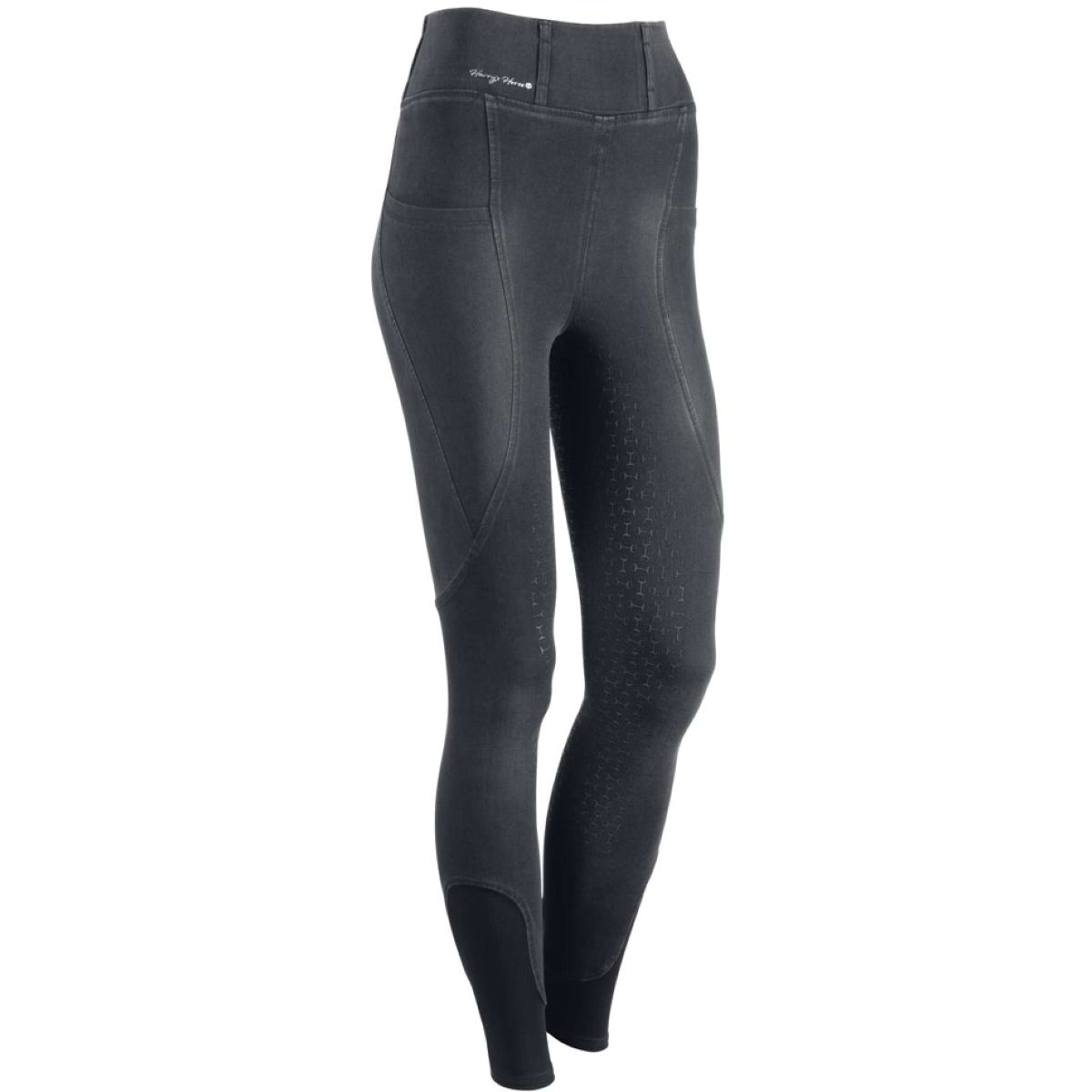 Harry's Horse Riding Legging Trendy Full Grip Black Sand
