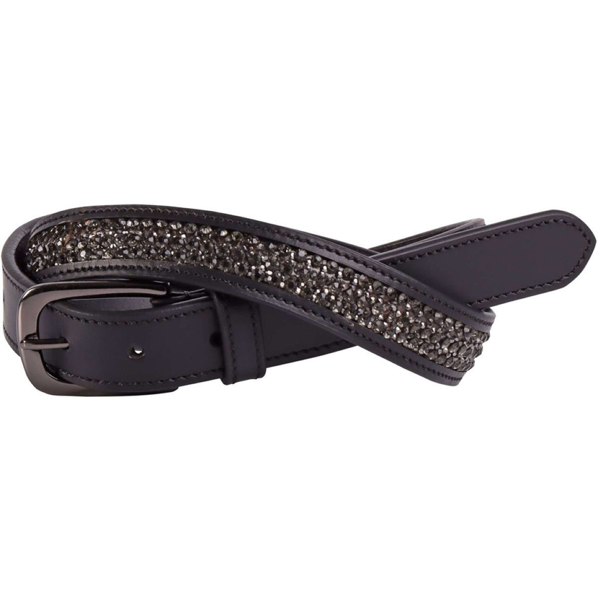 Harry's Horse Belt Leder Crystal Black/Gunmetal