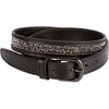Harry's Horse Belt Leder Crystal Drops Gunmetal