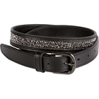 Harry's Horse Belt Leder Crystal Drops Gunmetal