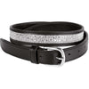 Harry's Horse Belt Leder Crystal Drops Silver
