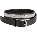 Harry's Horse Belt Leder Crystal Drops Silver