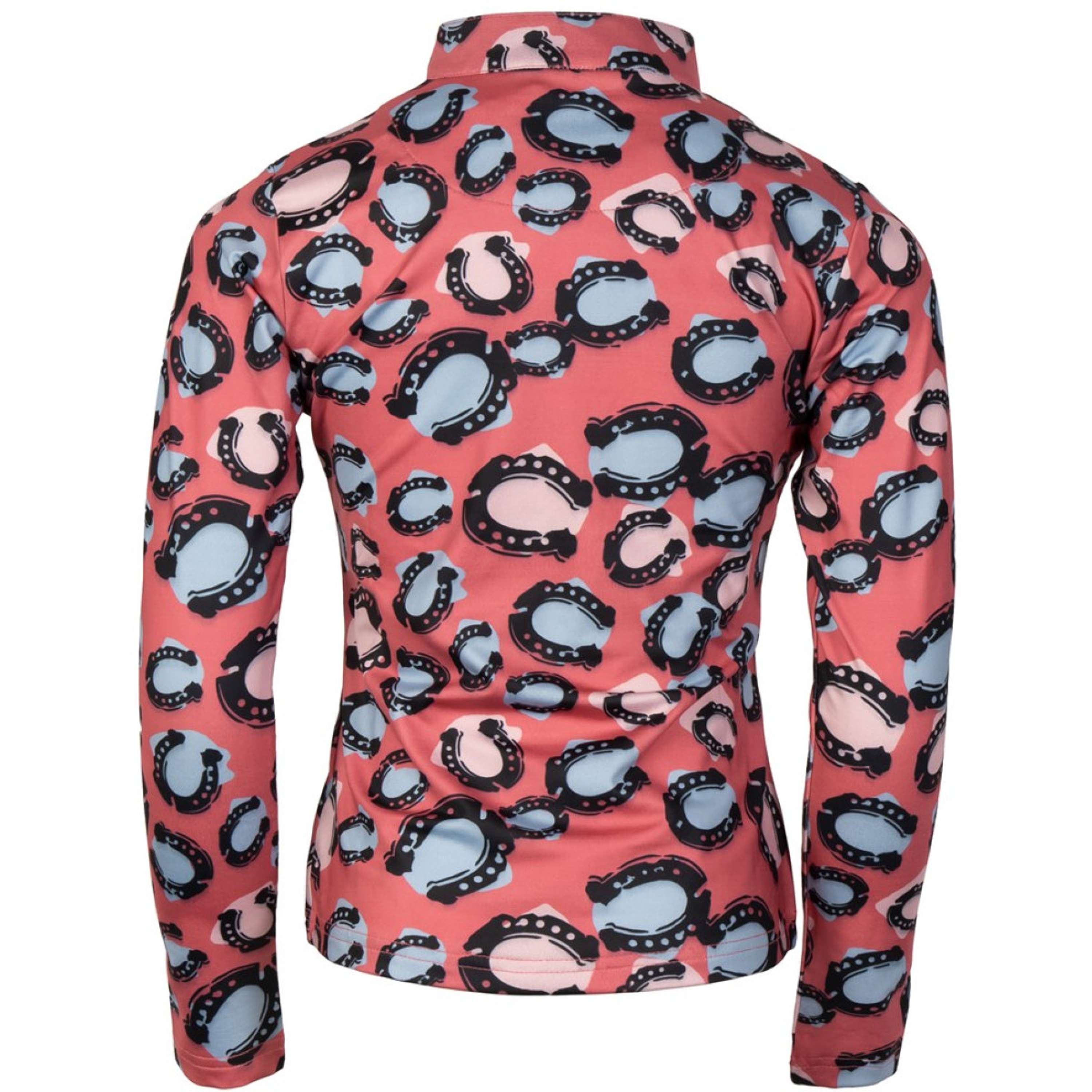 Harry's Horse Training shirt Diva Mauvewood Horsehoe Mauvewood