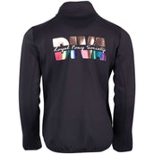 Harry's Horse Zip-Hoodie Diva Fuchsia Black