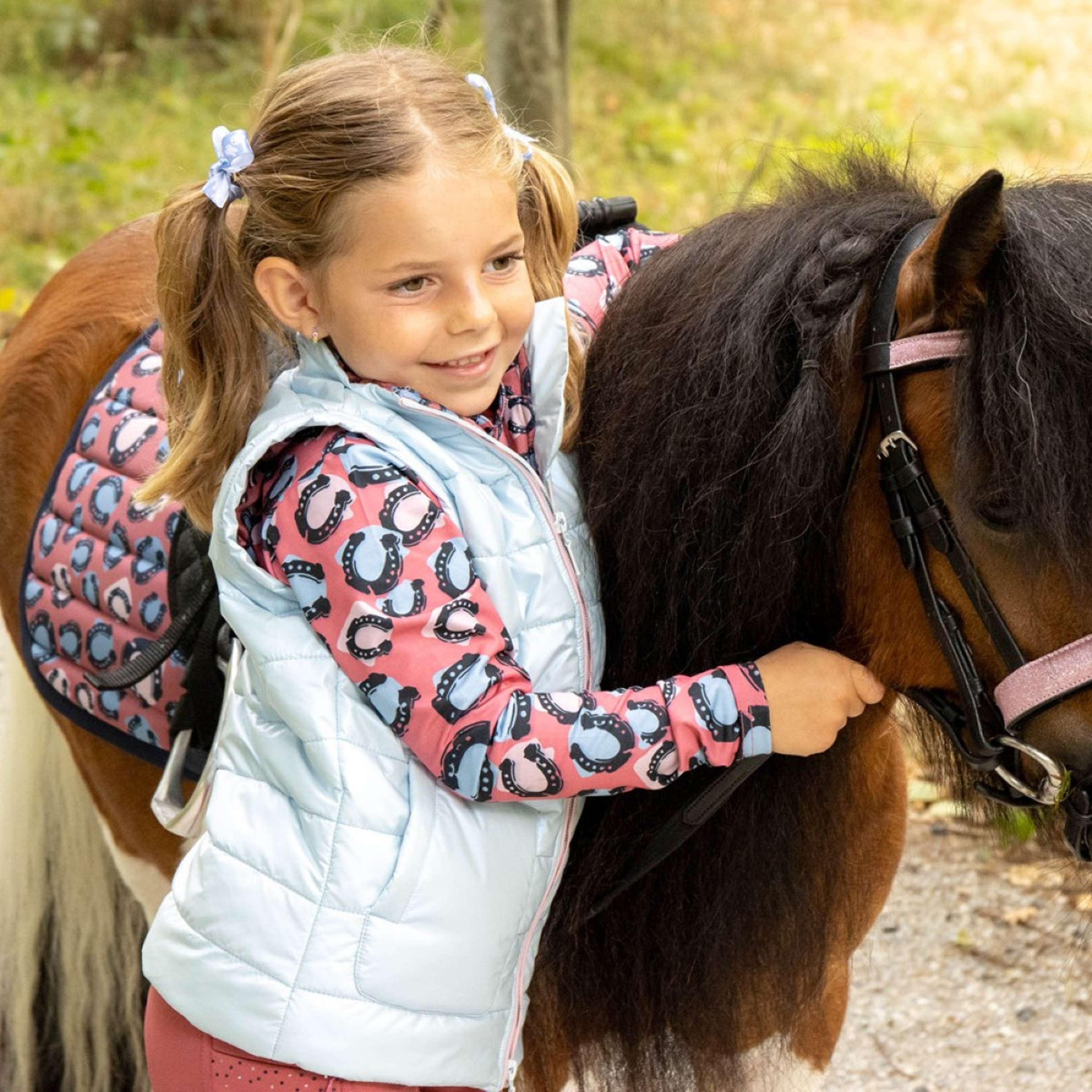 Harry's Horse Bodywarmer Diva Mauvewood Faded-Denim