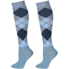 Harry's Horse Riding Socks Arygle Lightblue