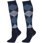 Harry's Horse Riding Socks Arygle Navy