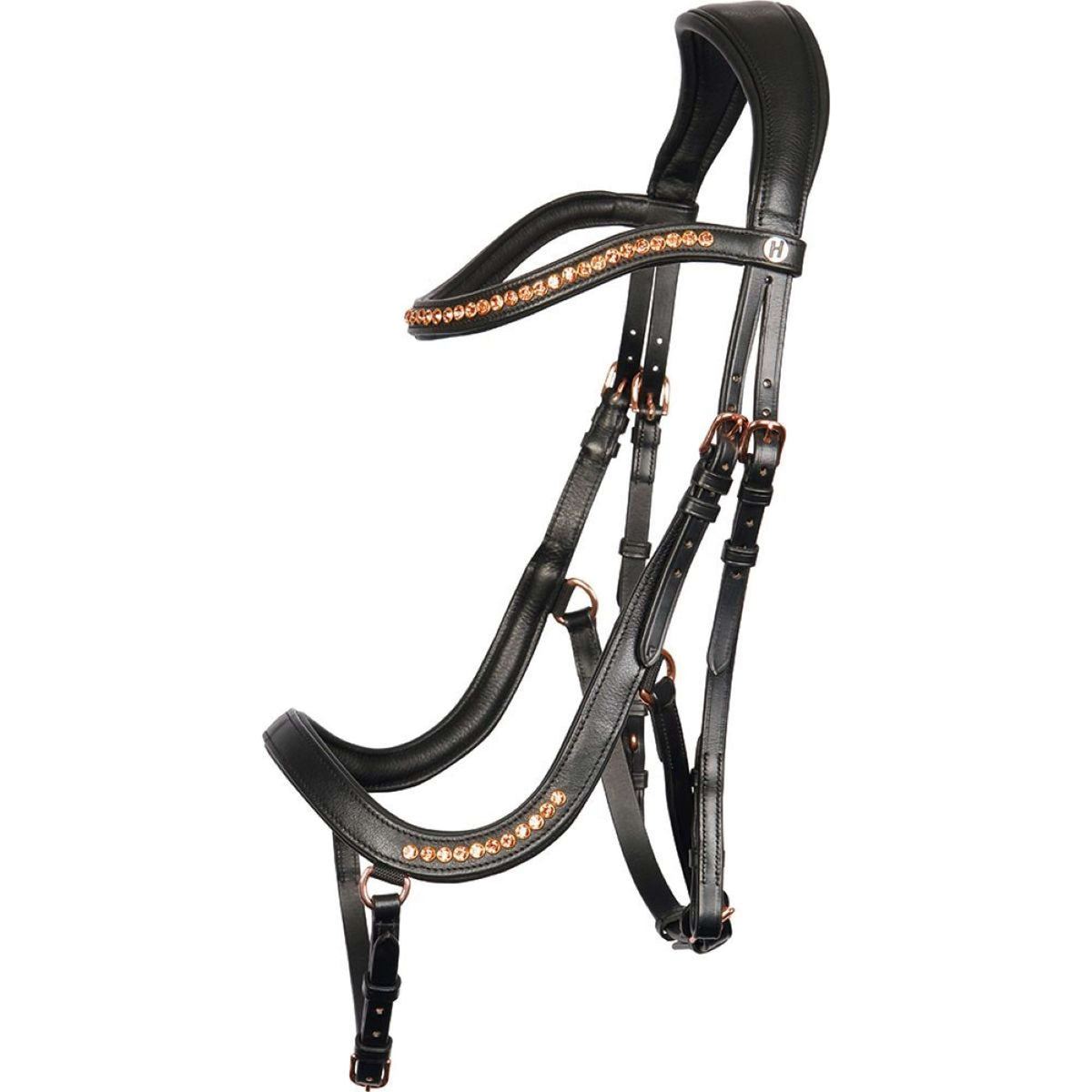 Harry's Horse Bridle Anatomic Black