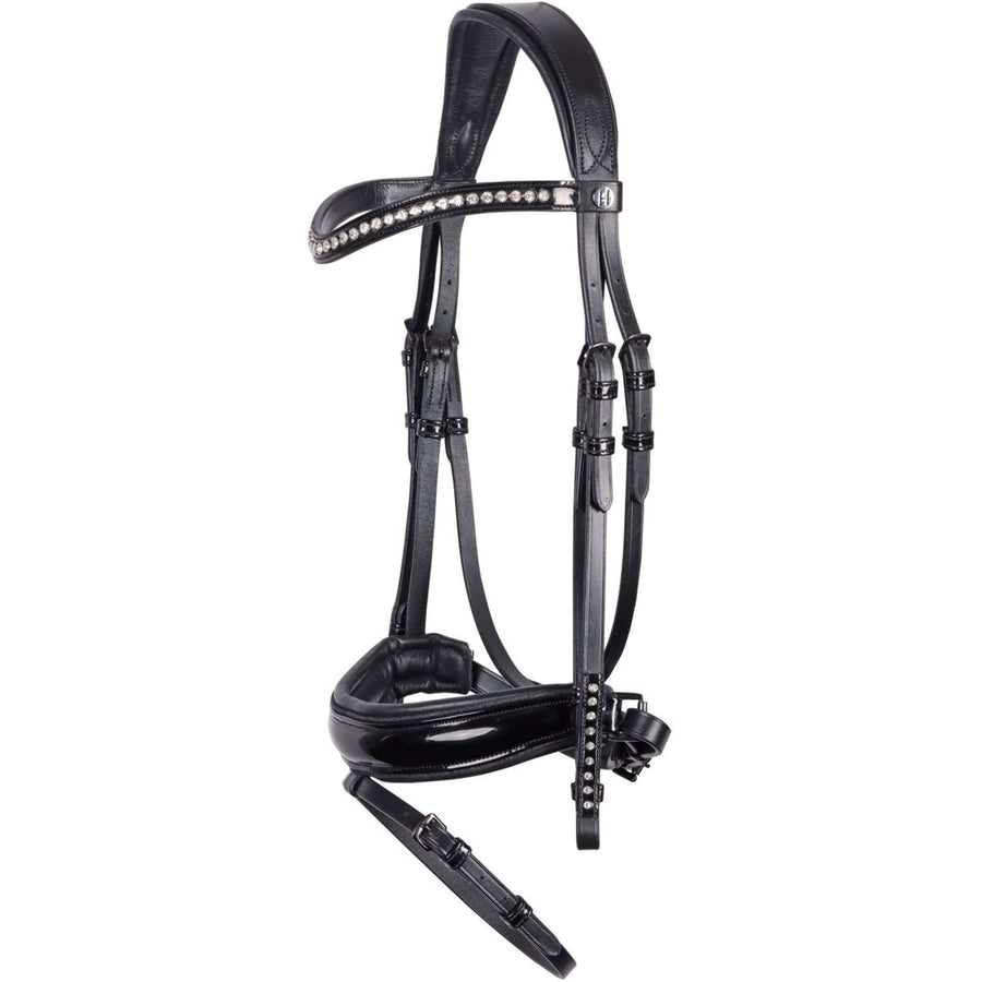 Harry's Horse Bridle Diamond Lacque Black
