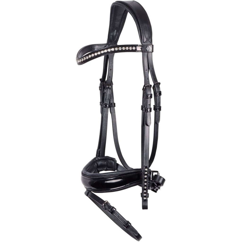 Harry's Horse Bridle Diamond Lacque Black