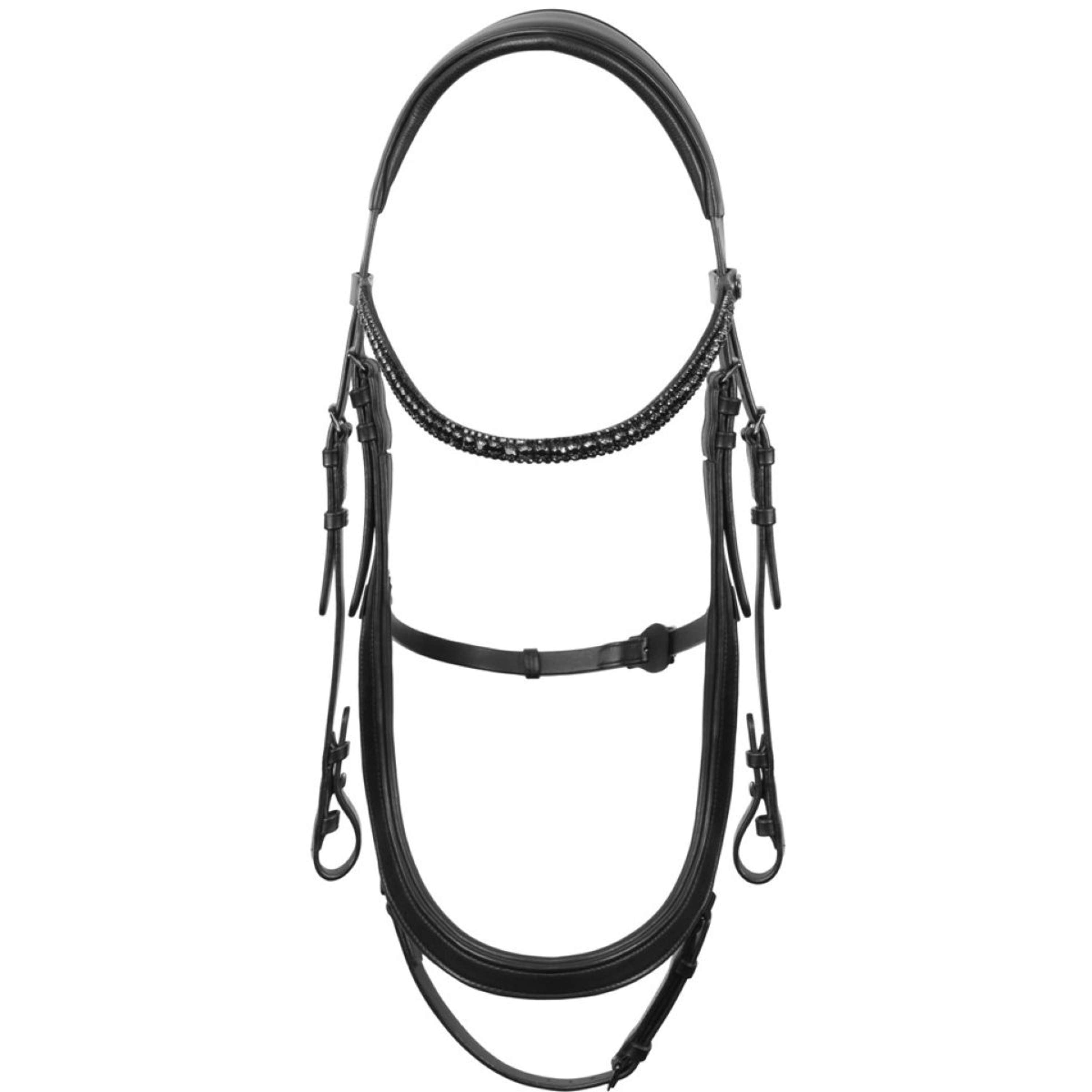 Harry's Horse Bridle Anatomic Black Crystal Black