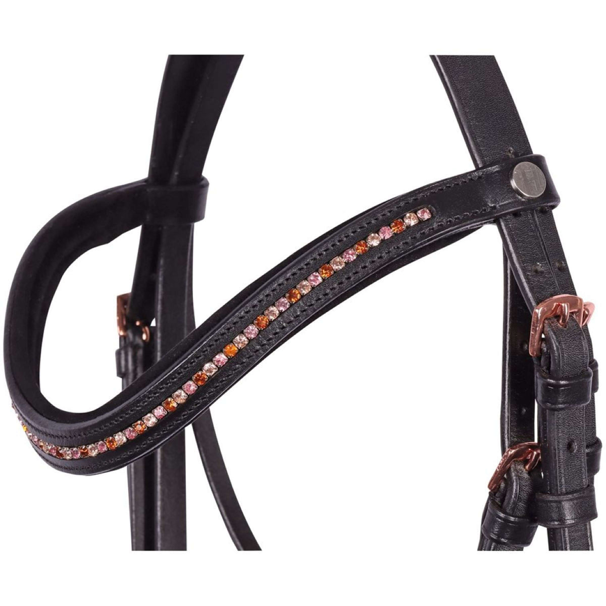 Harry's Horse Bridle Diva Fuchsia Black