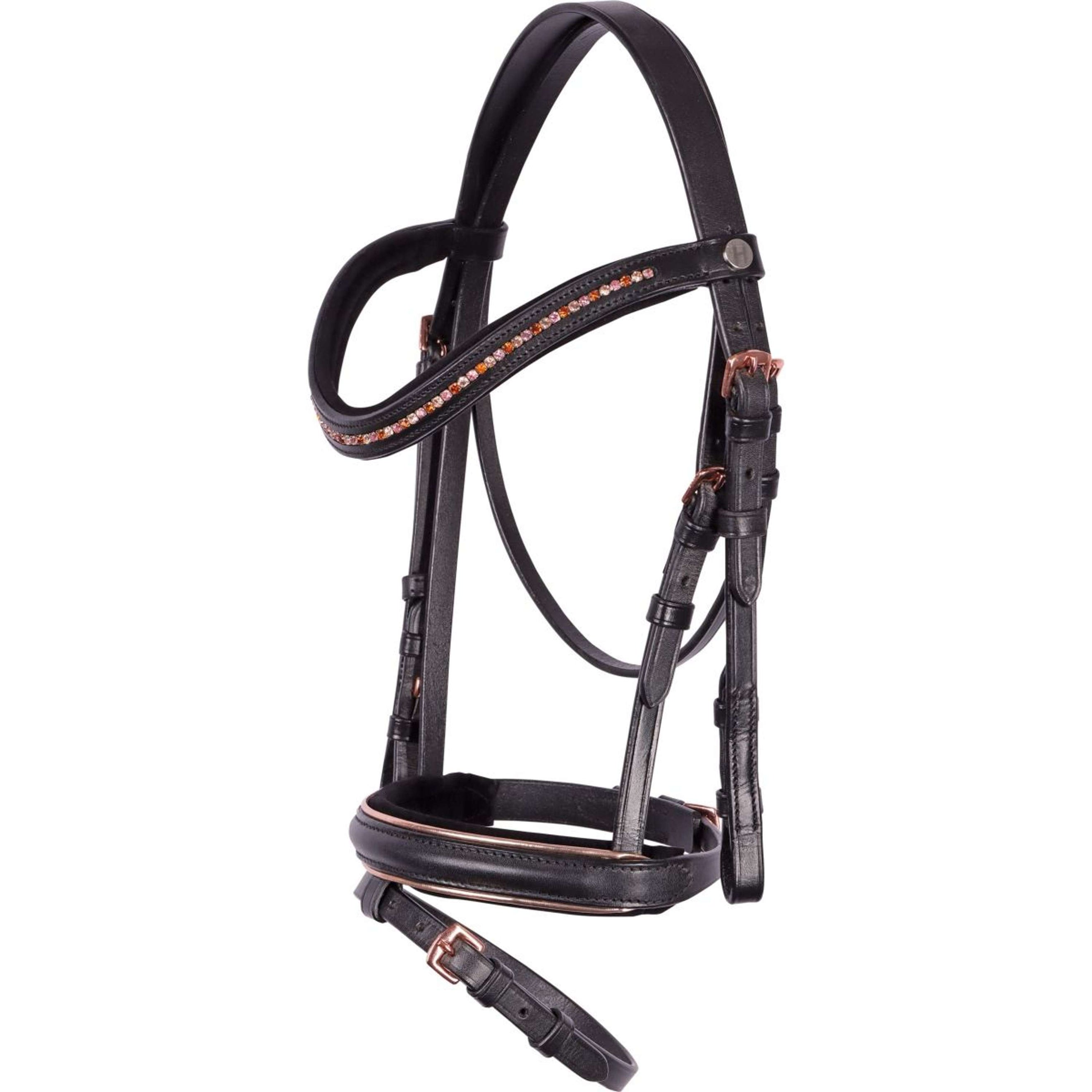 Harry's Horse Bridle Diva Fuchsia Black