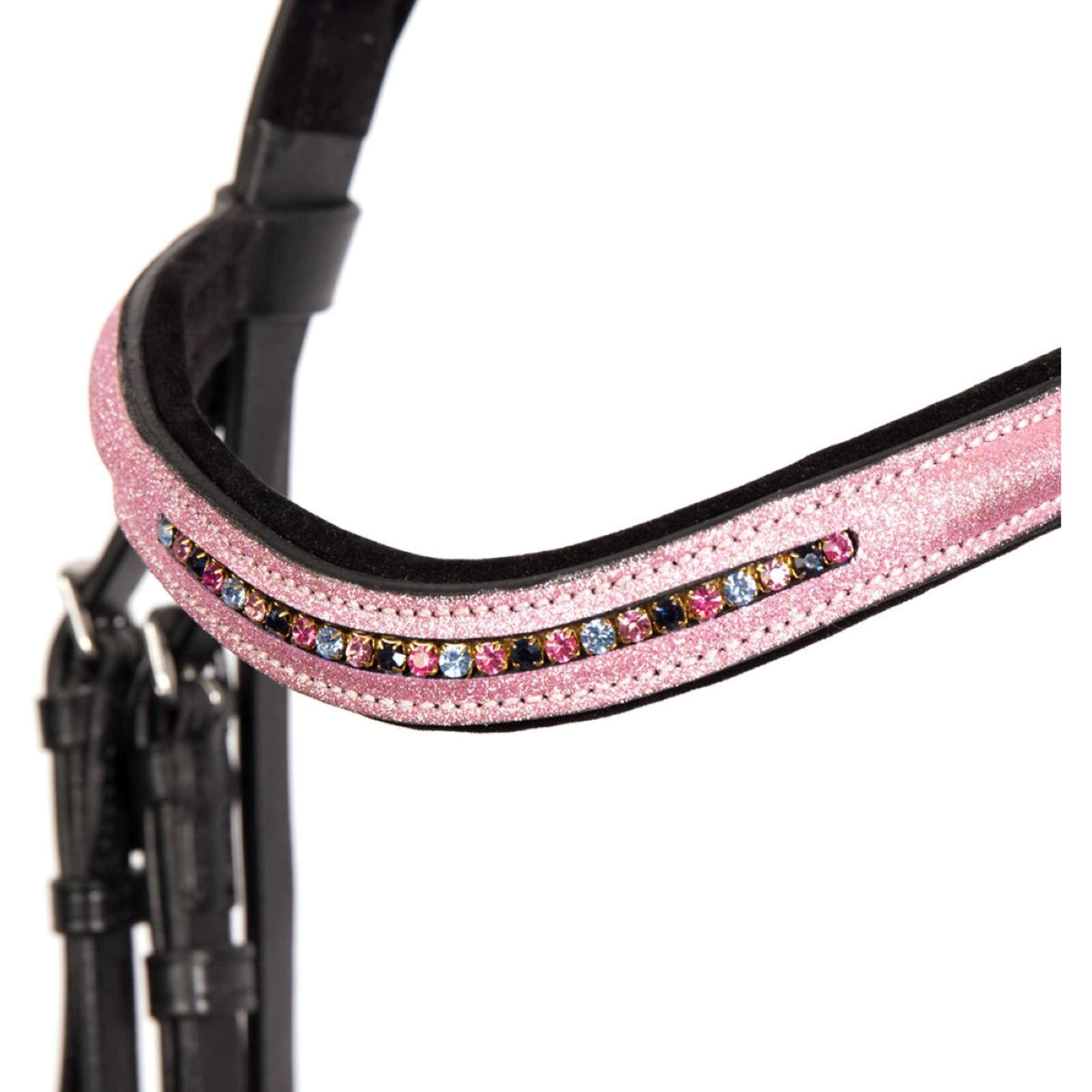 Harry's Horse Bridle Diva Mauvewood Black