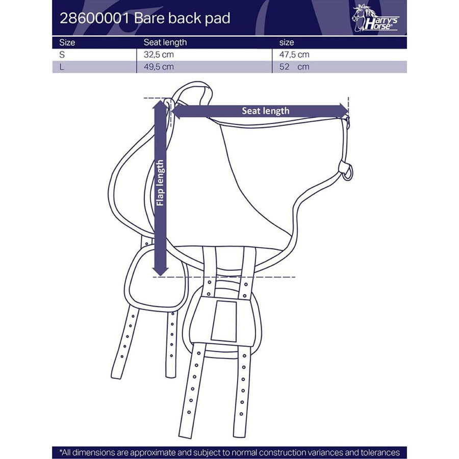 Harry's Horse Bareback Pad Grey