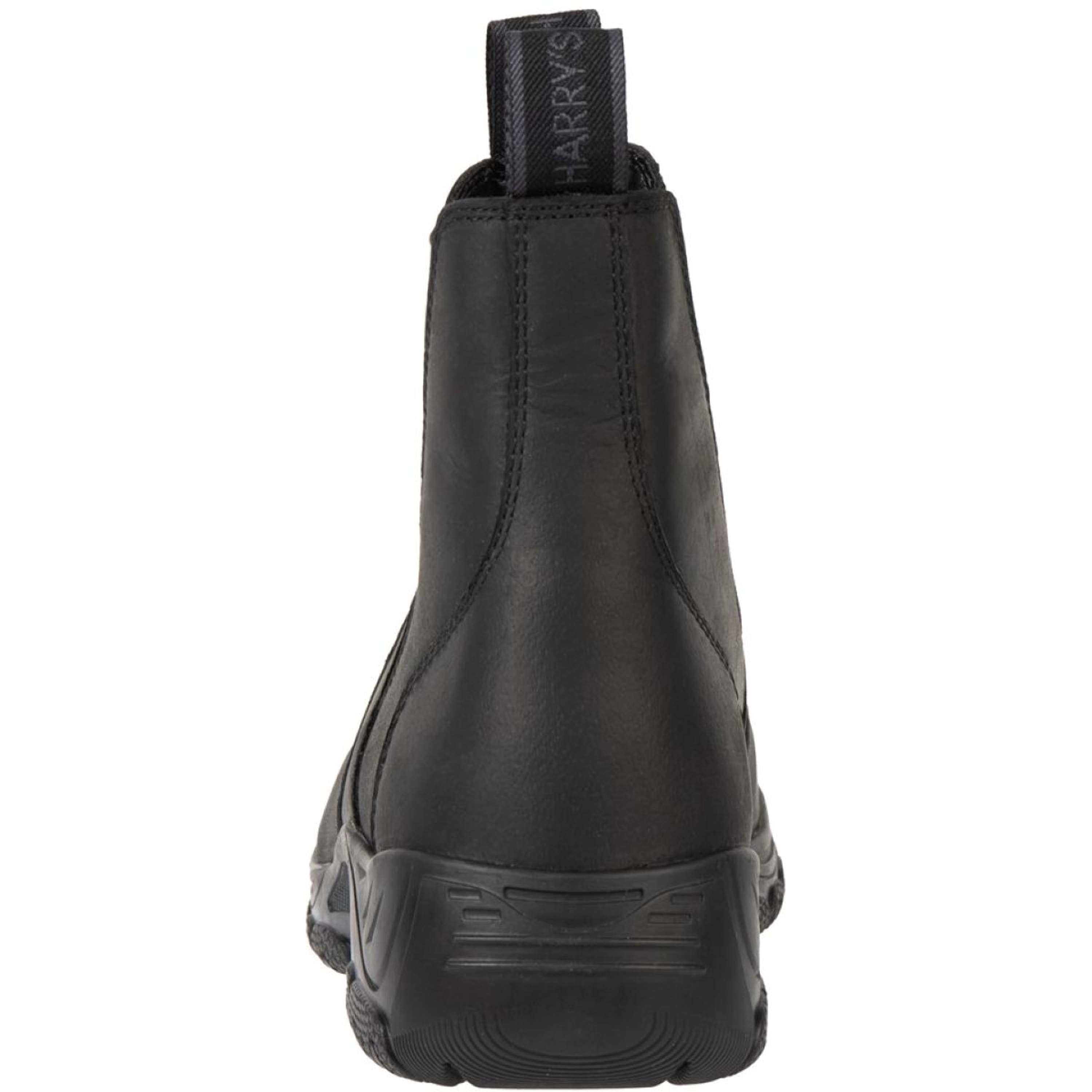 Harry's Horse Stable Boots Leder Safety Steel Toe Black