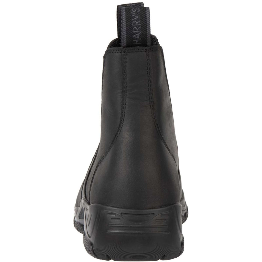 Harry's Horse Stable Boots Leder Safety Steel Toe Black