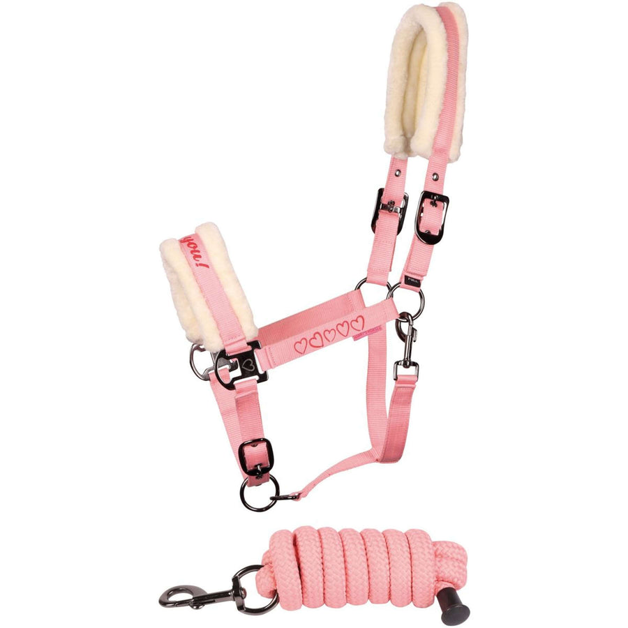 Harry's Horse Head Collar Set Love Pink