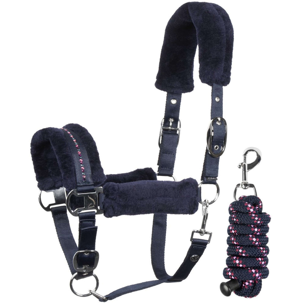 Harry's Horse Head Collar Set Denici Cavalli Purple Passion Crystal Peacoat
