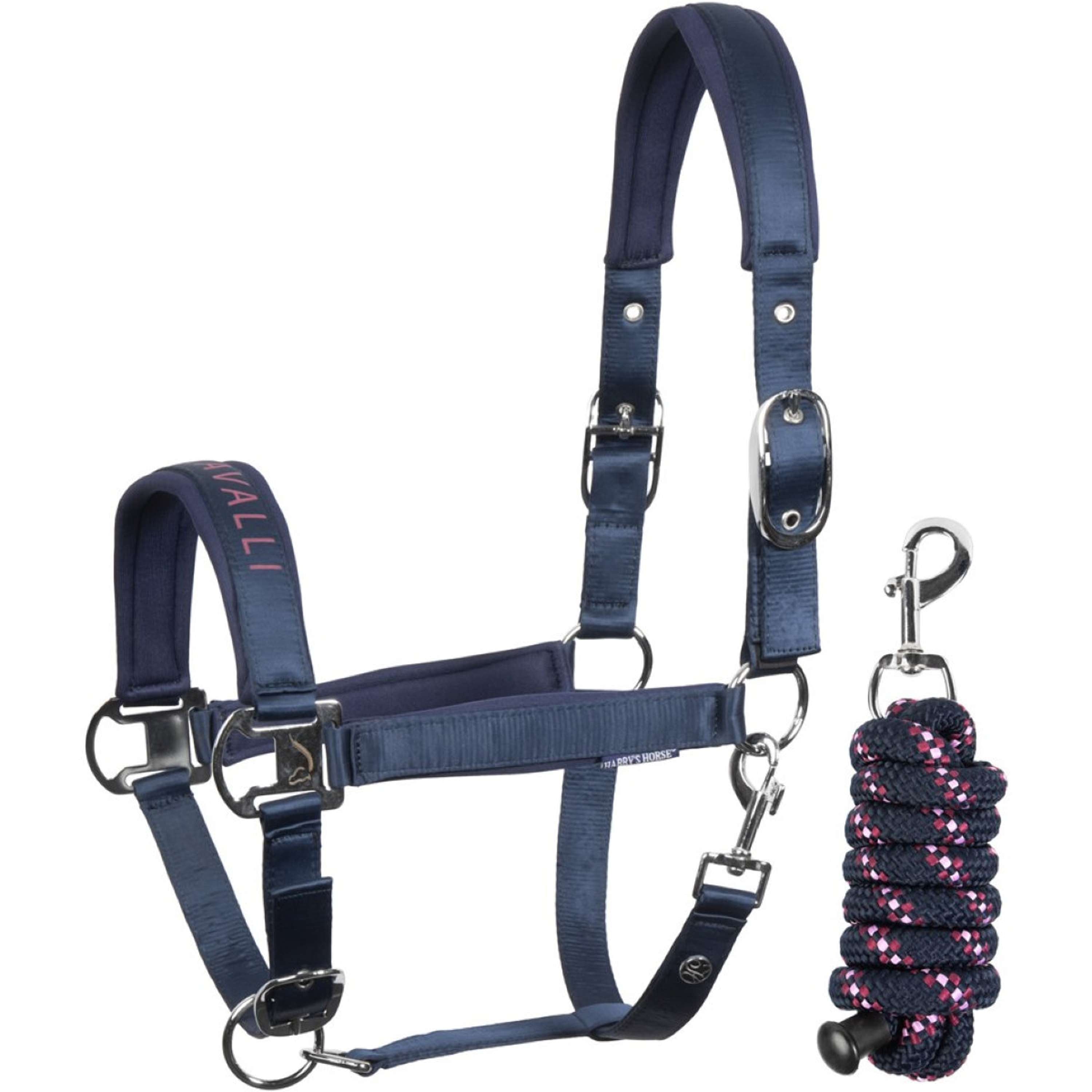 Harry's Horse Halter Set Denici Cavalli Purple Passion Satin Peacoat