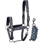 Harry's Horse Head Collar Set Equestrian Society Black Sand