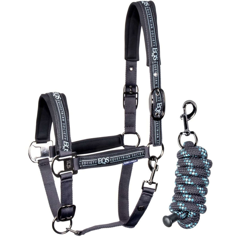 Harry's Horse Head Collar Set Equestrian Society Black Sand