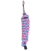 Harry's Horse Lead Rope Mounty Musketon Zilver 2m Fuchsia/Blue/Lila