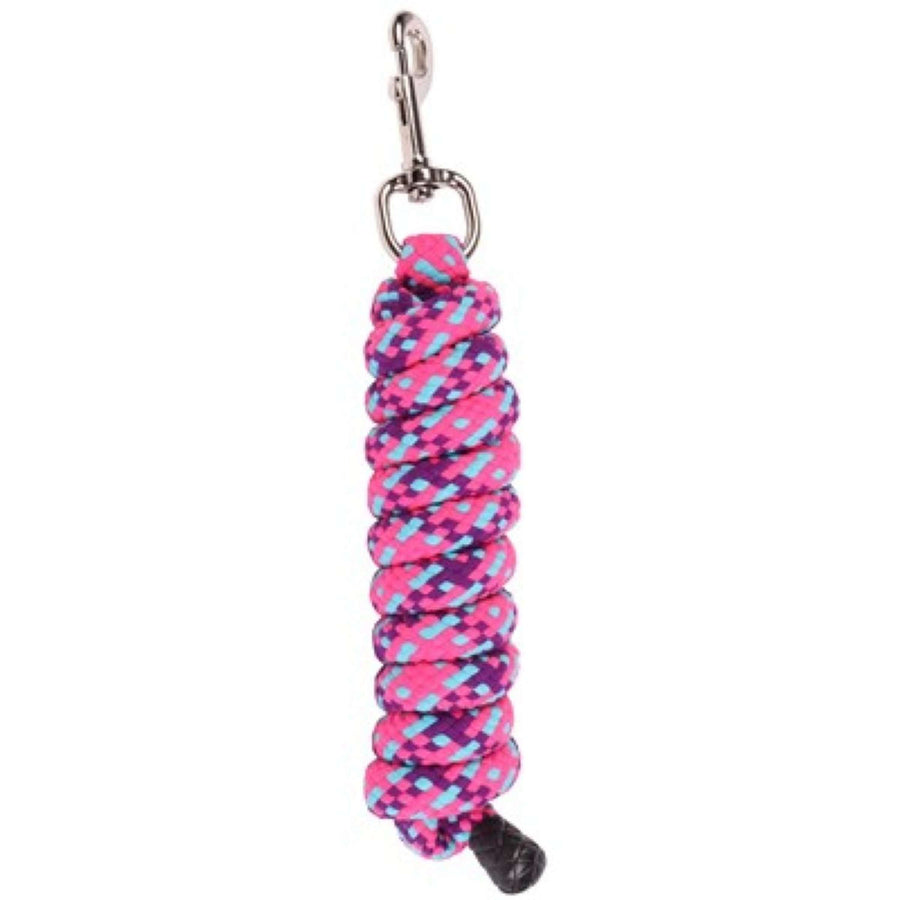 Harry's Horse Mounty Leadrope Snap Hook Fuchsia/Purple/Turquoise