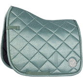 Harry's Horse Saddlepad Reverso Leopard Dressage Green