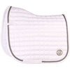 Harry's Horse Saddlepad Reverso Competition Gunmetal Dressage White