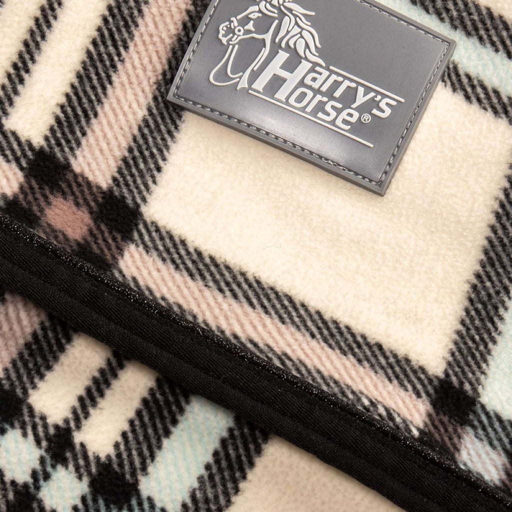 Harry's Horse Fleece Rug Check Cream