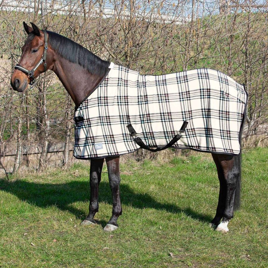 Harry's Horse Fleece Rug Check Cream