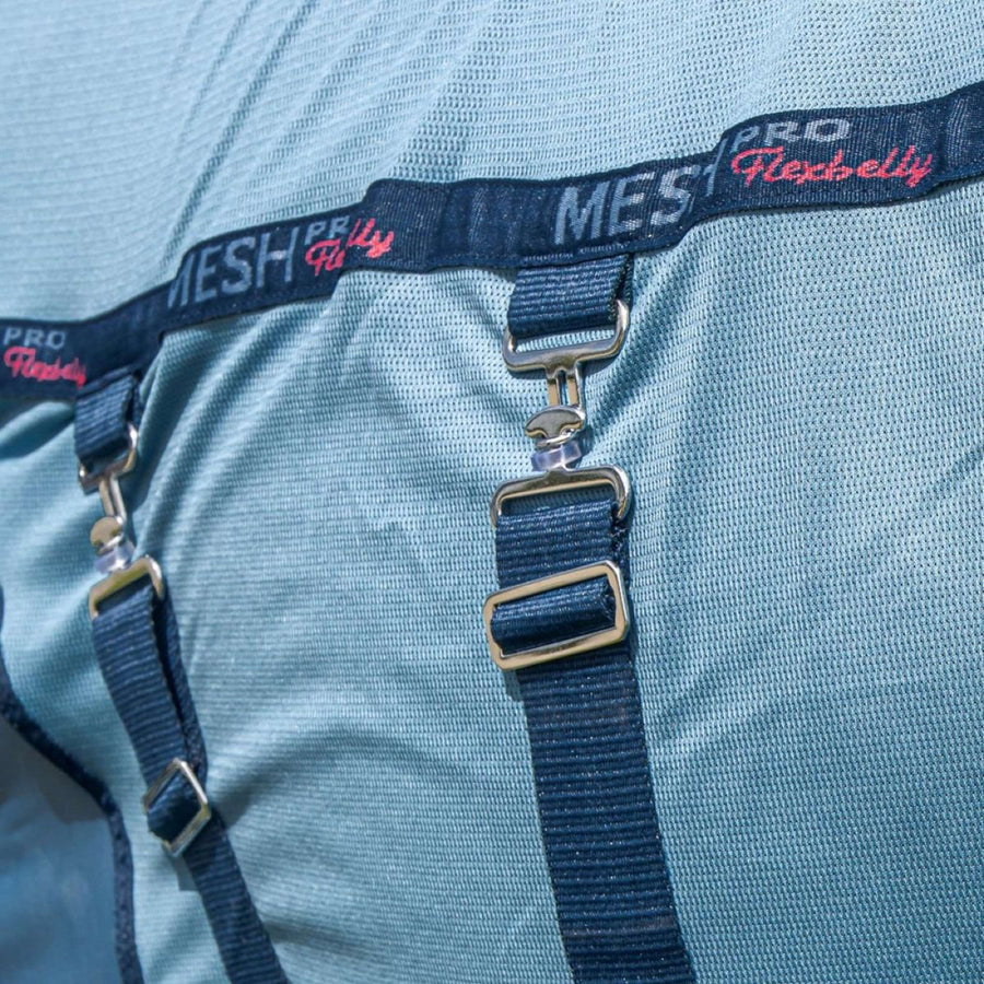Harry's Horse Fly Rug Mesh-Pro Belly Blue Heaven